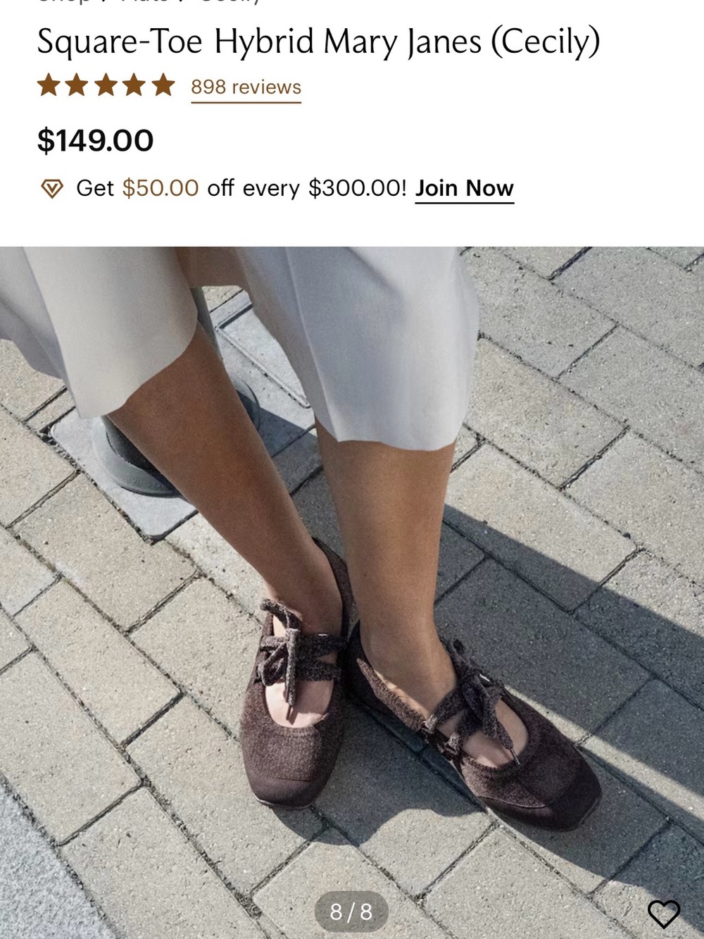 Viviana Square-Toe Hybrid Mary Janes — Brown
